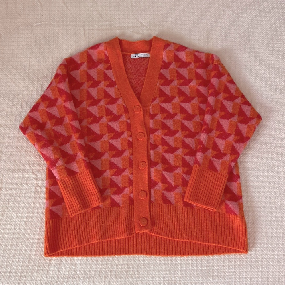Zara Patterned Cardigan